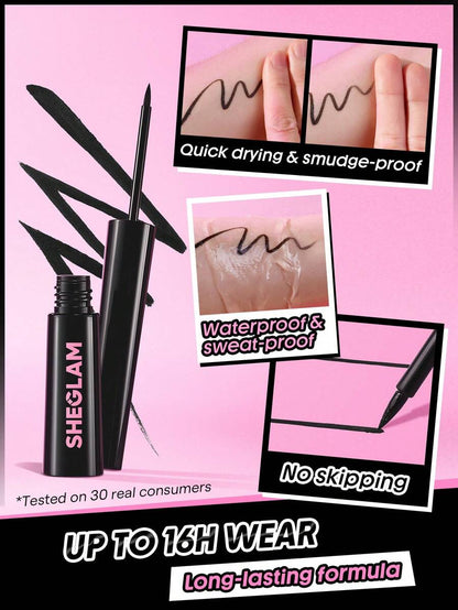 SHEGLAM Matte Liquid Eyeliner – Long-Lasting Precision Eye Makeup
