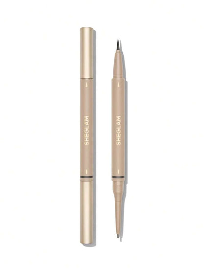 SHEGLAM Brows On Demand 2-in-1 Brow Pencil | Waterproof Liquid & Powder, 6 Shades