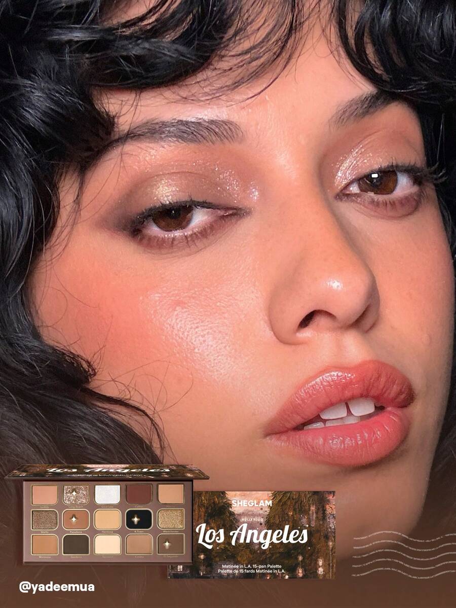 SHEGLAM 15-Pan Makeup Palette – Versatile Eyeshadow Palette for Daily & Glam Looks