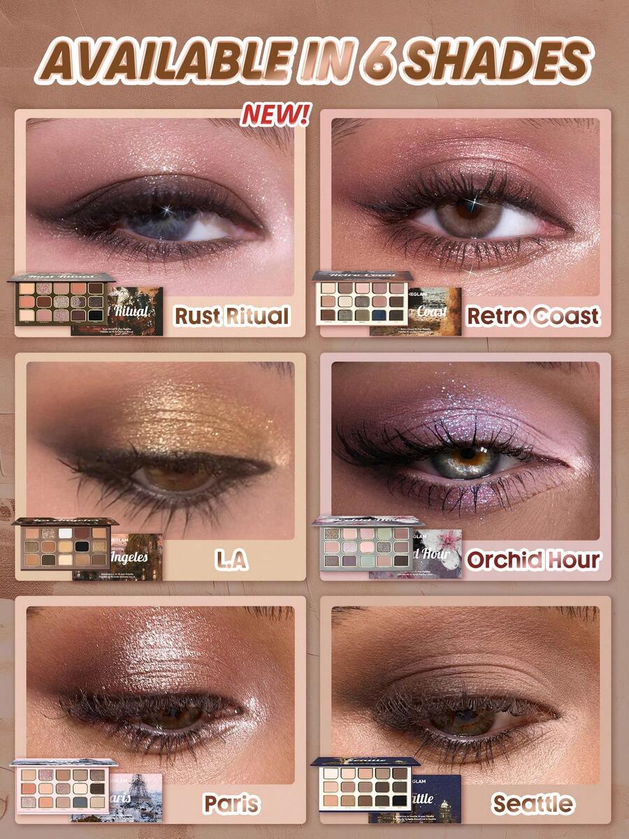 SHEGLAM 15-Pan Makeup Palette – Versatile Eyeshadow Palette for Daily & Glam Looks