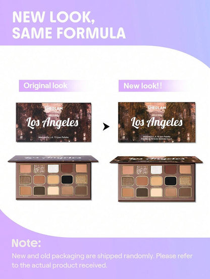 SHEGLAM 15-Pan Makeup Palette – Versatile Eyeshadow Palette for Daily & Glam Looks
