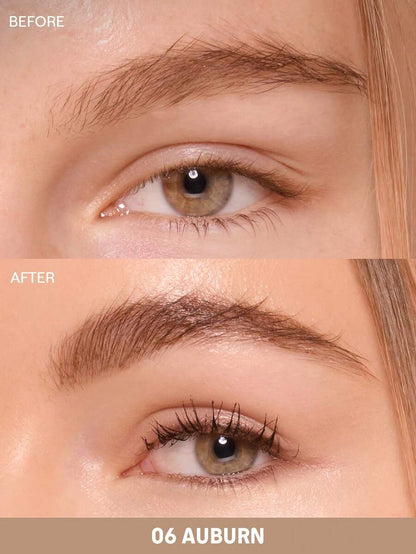 SHEGLAM 2-in-1 Brow Pencil – Waterproof Eyebrow Pen for Filling & Defining